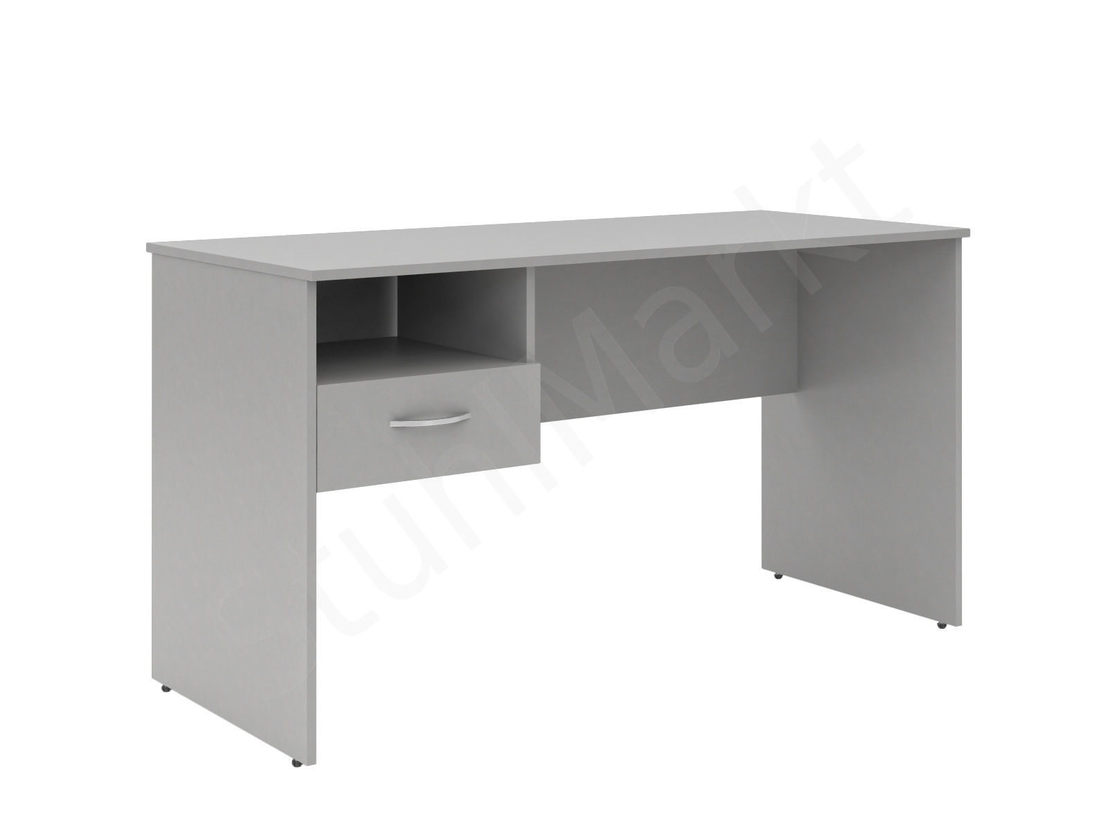  Стол письменный Simple S1400 SC 1V Серый
