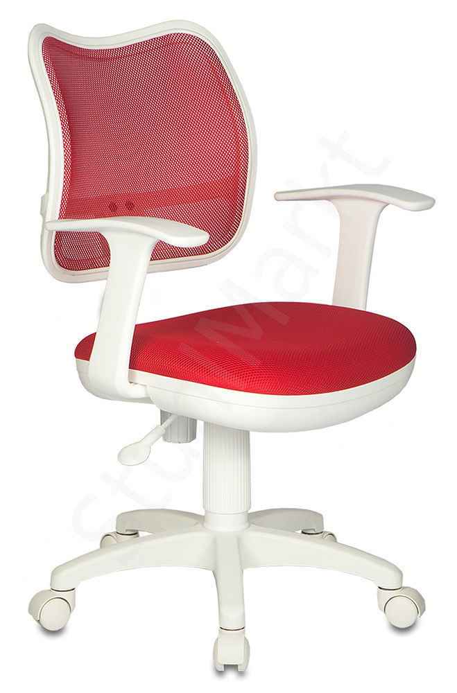 Офисное кресло для персонала Бюрократ W797 Красный