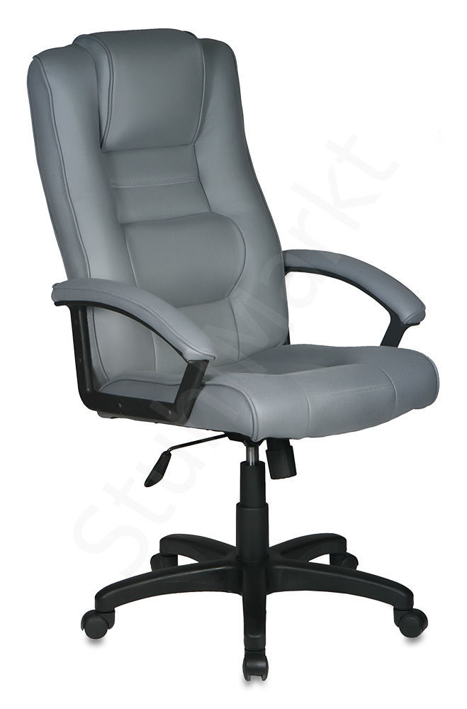  Кресло руководителя Бюрократ Т-9906 серый нубук