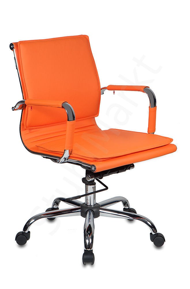 Кресло руководителя Бюрократ 993 Low Оранжевый