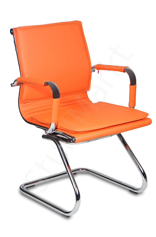 Конференц-кресло Бюрократ 993 Low V Оранжевый