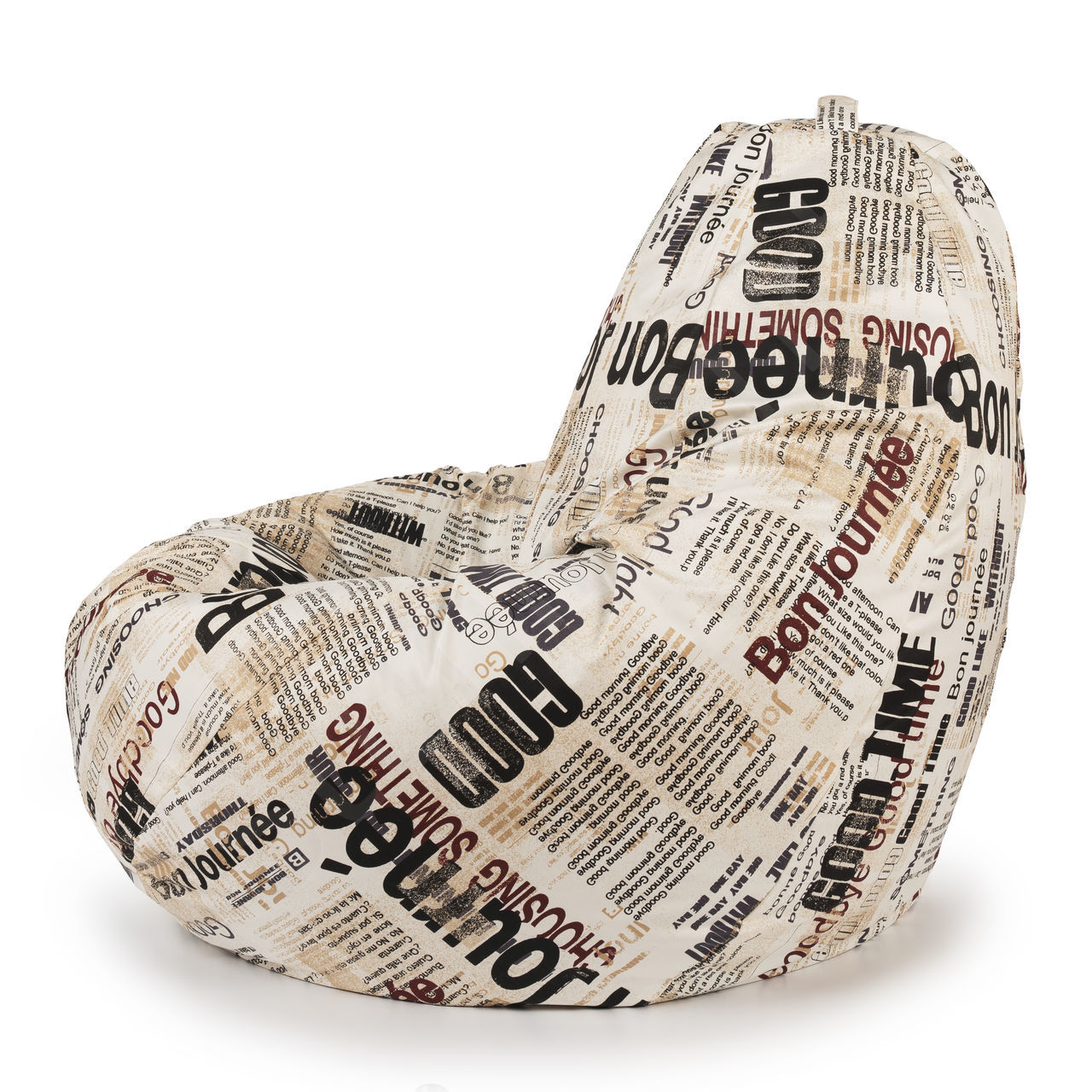  Бескаркасное кресло-мешок Newspaper L 5565