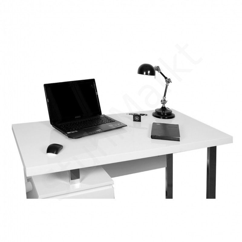  Стол для компьютера Бюрократ DL-HG003/WHITE 5382