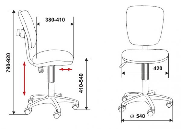  Кресло для детской Бюрократ CH-204NX 7528