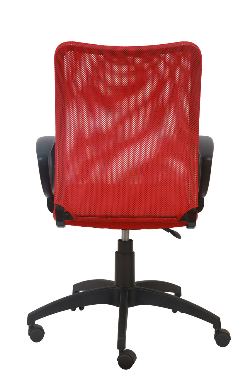 Кресло спинка сетка красное Бюрократ