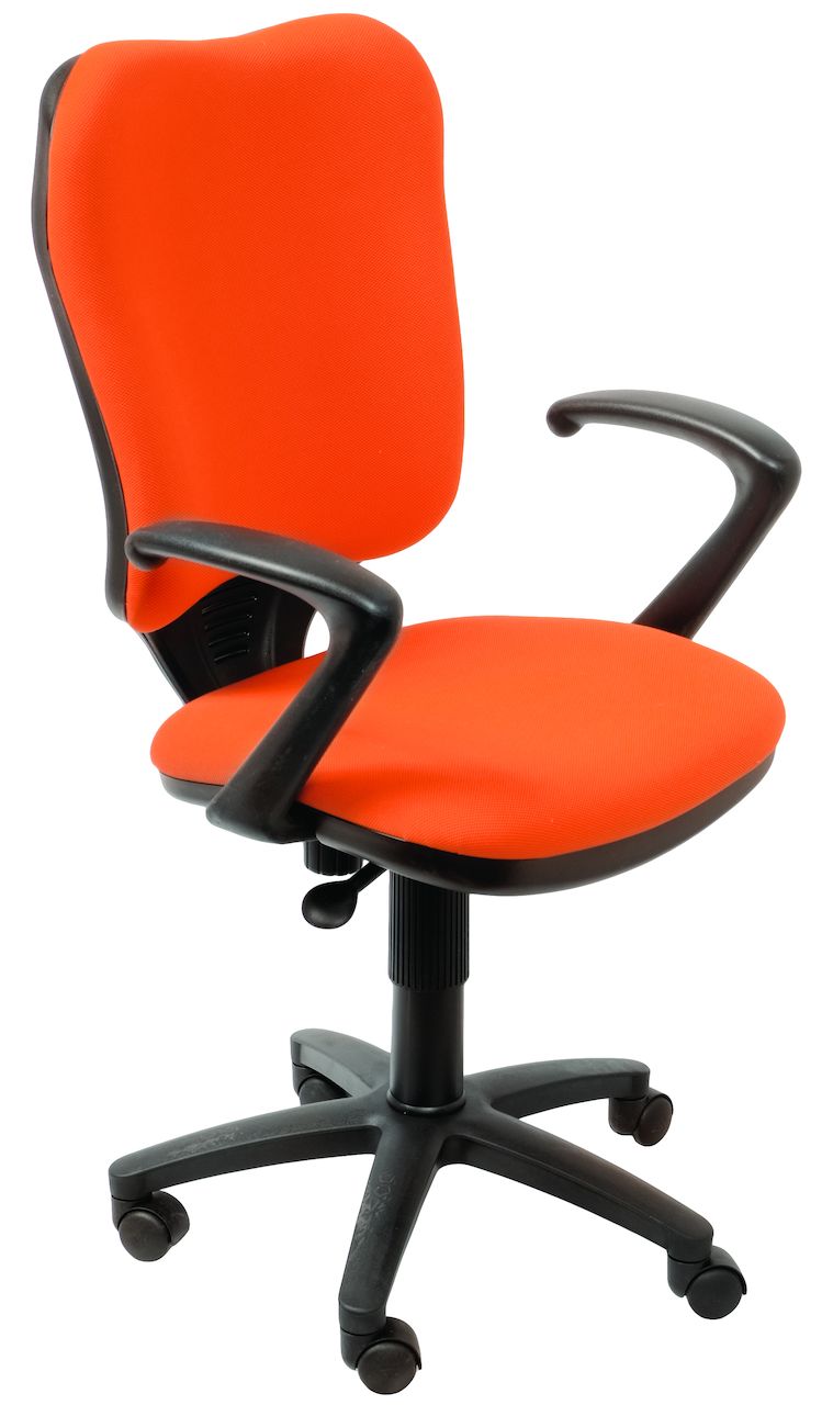 Офисное кресло для персонала Бюрократ 540 Оранжевый